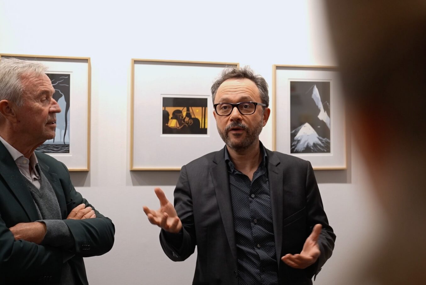 Riad Sattouf à la Galerie Gallimard pour 